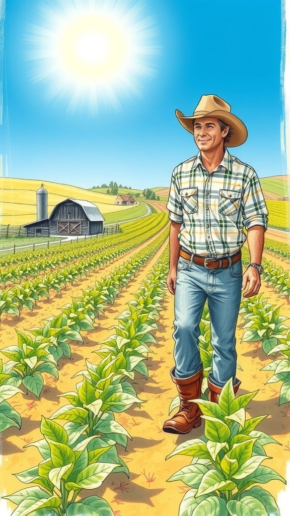 The Kind Farmer and His Furry Helpers