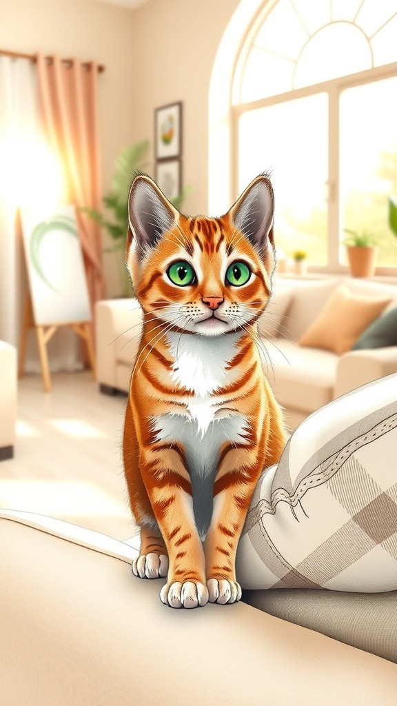 suspenseful emotional cat moments