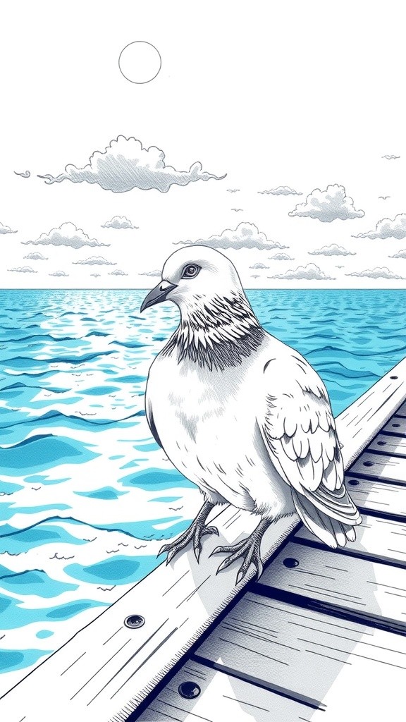 The Pigeon and the Shark: A Friendship Beyond Limits