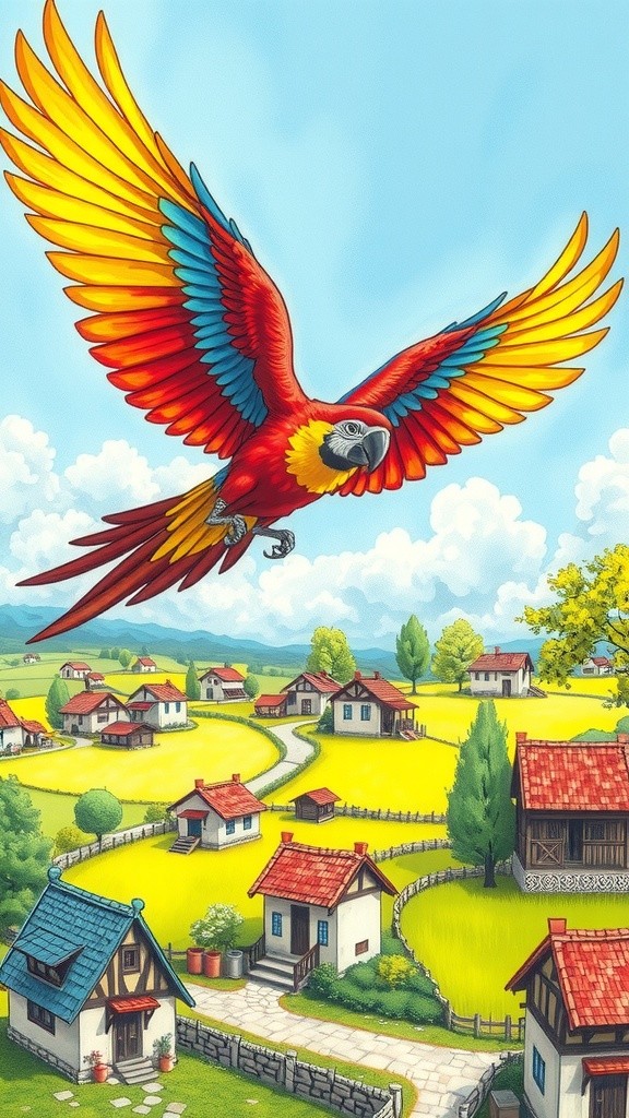 बुध्दू और तोते का मजेदार सबक