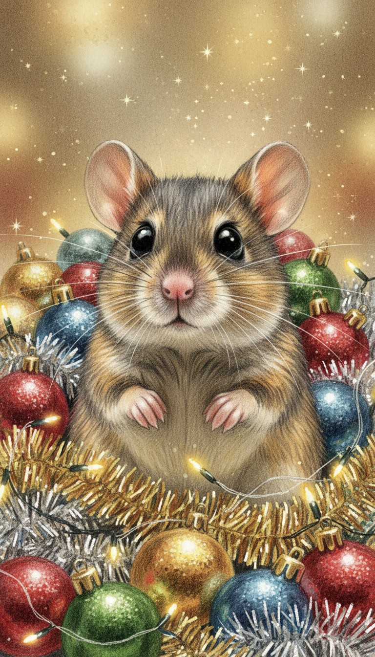 A Christmas Mouse in the House