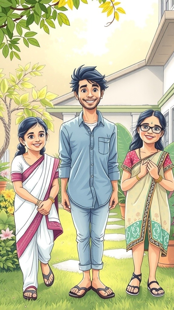 रमन का पहला स्कूल दिन और परिवार का प्यार