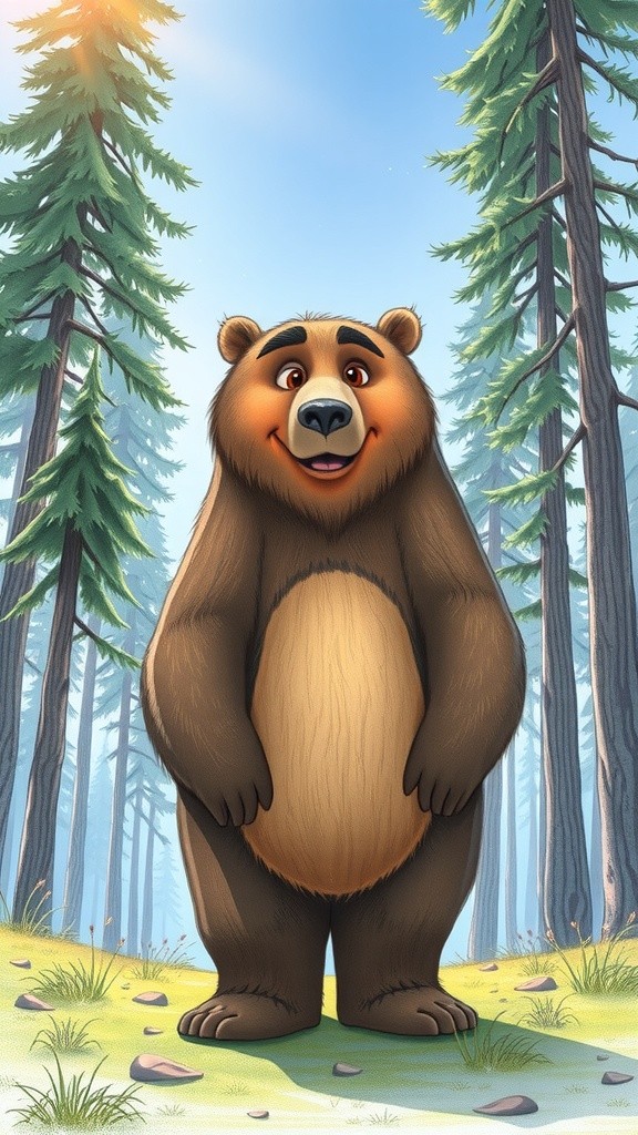 A Bear Stuck in a Tree