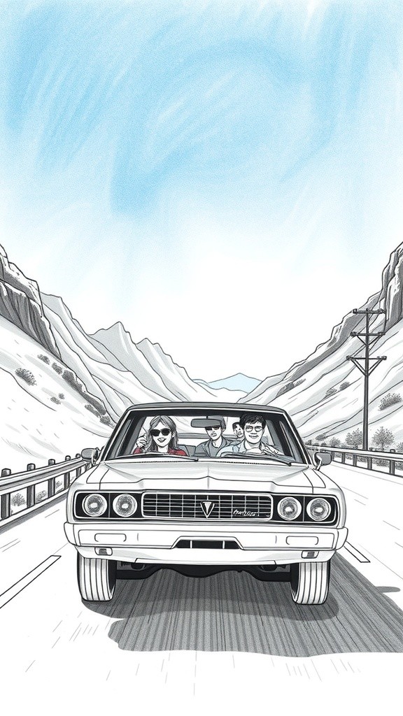 Adventure on the Hills: Road Trip with Friends