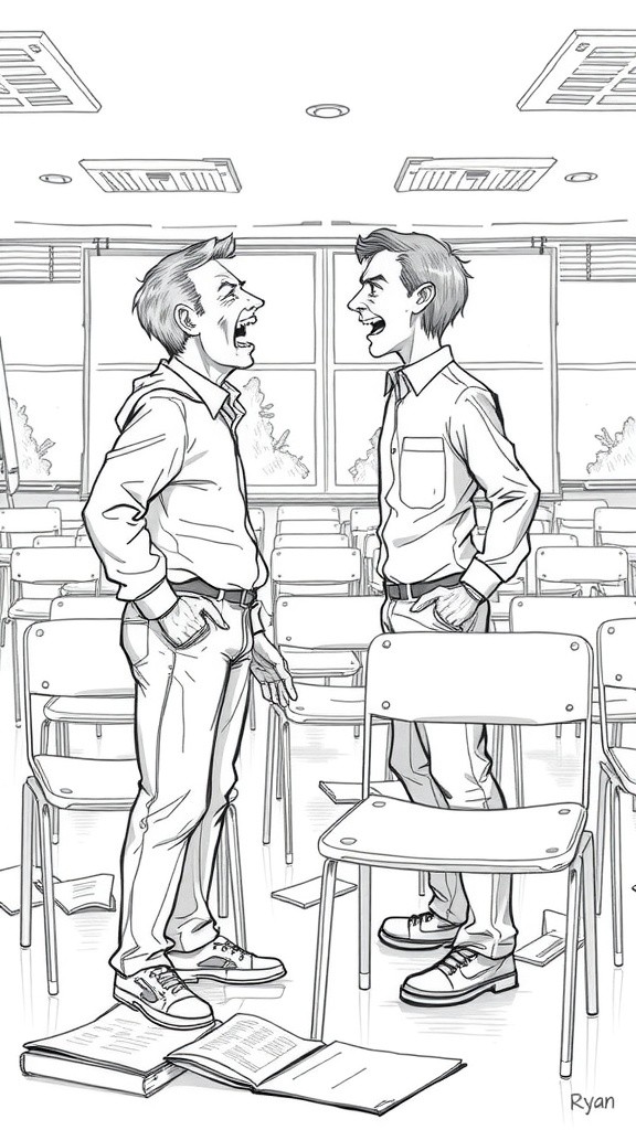 Boys Fight in Classroom: Principal's Warning