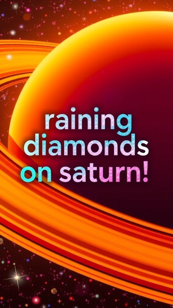 Raining Diamonds: Saturn's Glittering Storms!