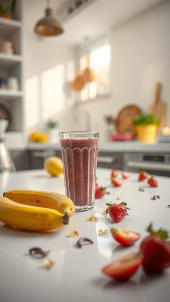 Creamy Berry Banana Smoothie Recipe