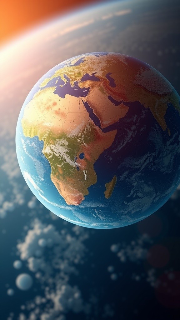Understanding Earth's Water Distribution and Land Dynamics