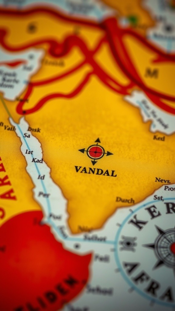 Déclin et Chute des Vandales en Afrique du Nord