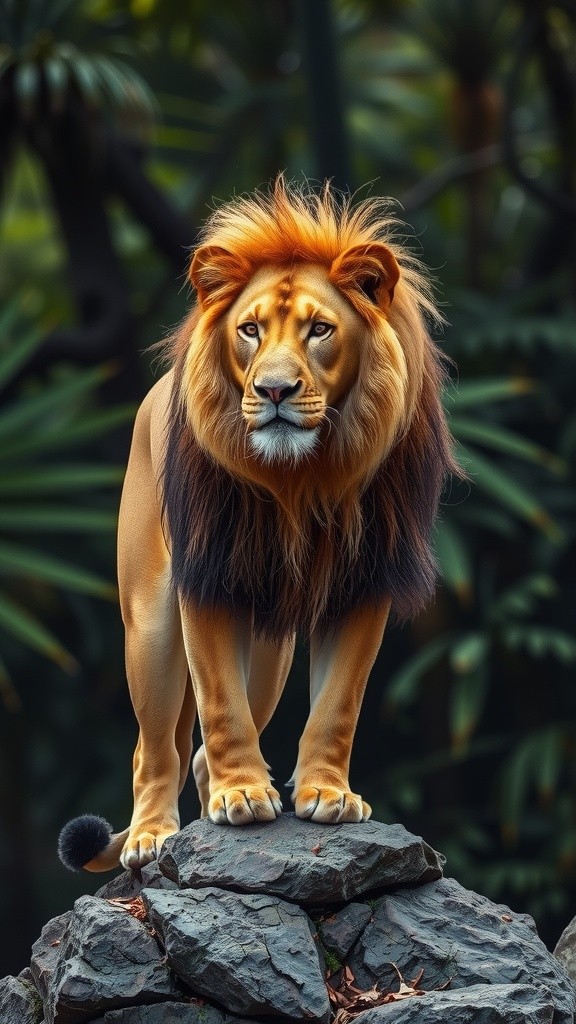 The Clever Cat and the Mighty Lion