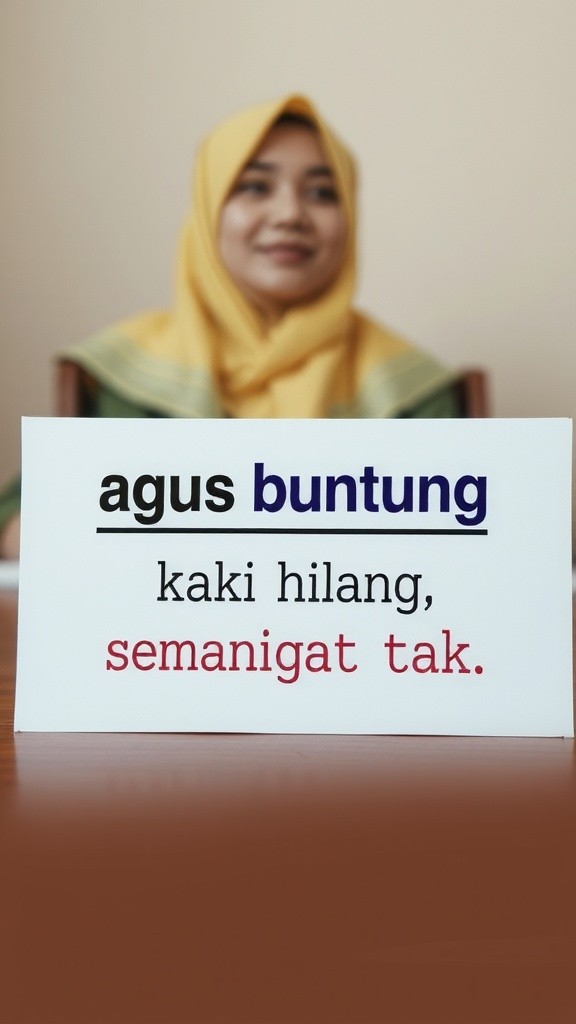 Semangat Agus: Melampaui Batasan