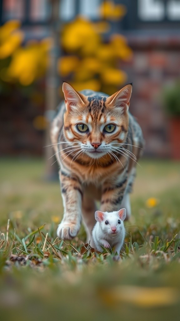 Cat and Mouse Adventure in the Big House