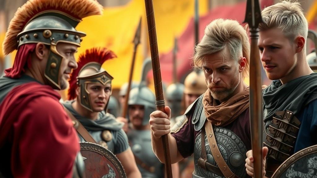 Echoes of Conflict: The Roman Empire and Germanic Tribes