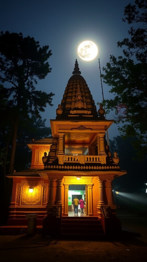 रात का रहस्यमयी शिव मंदिर
