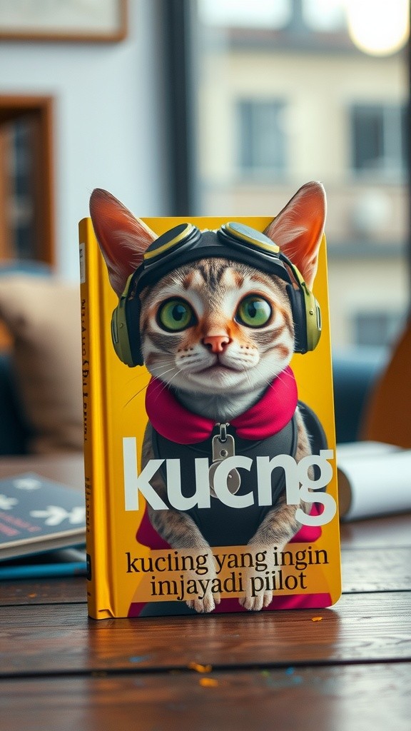 Whiskers the Cat: Aspiring Pilot