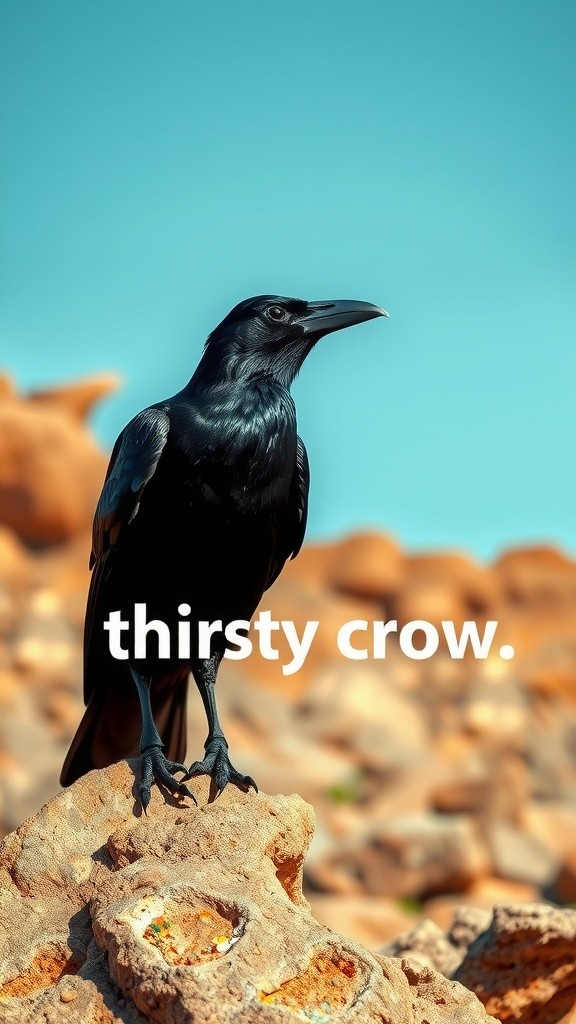 The Thirsty Crow: A Tale of Intelligence and Persistence