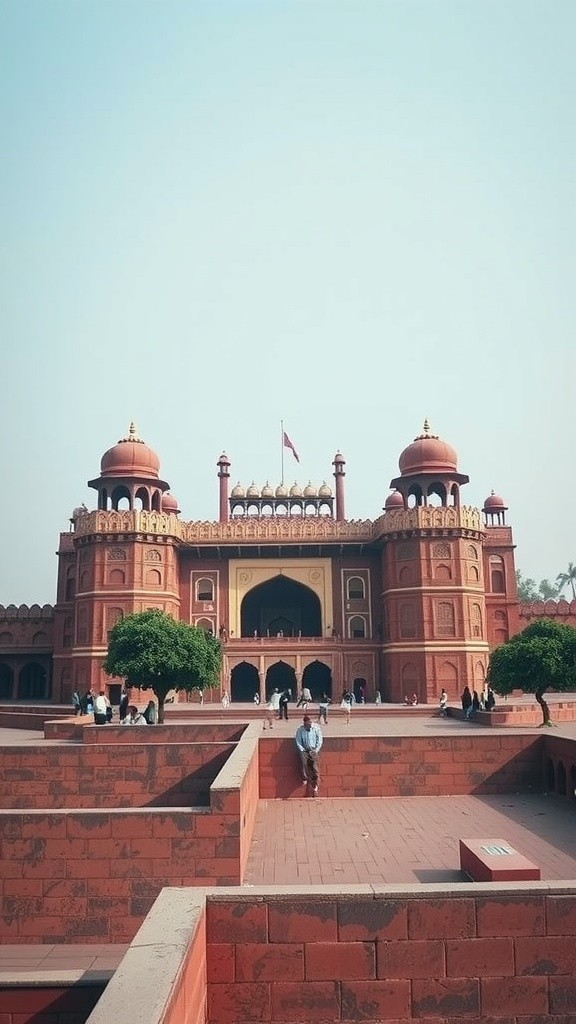 The Secret of Red Fort's Colors