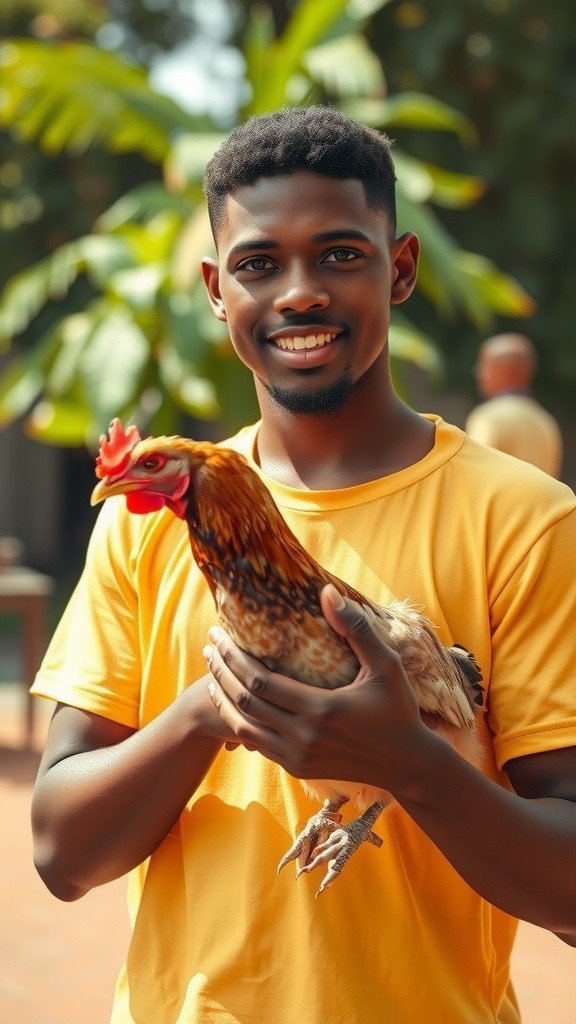 Ayam Malu di Pasar: Kisah Pemuda dan Ayamnya