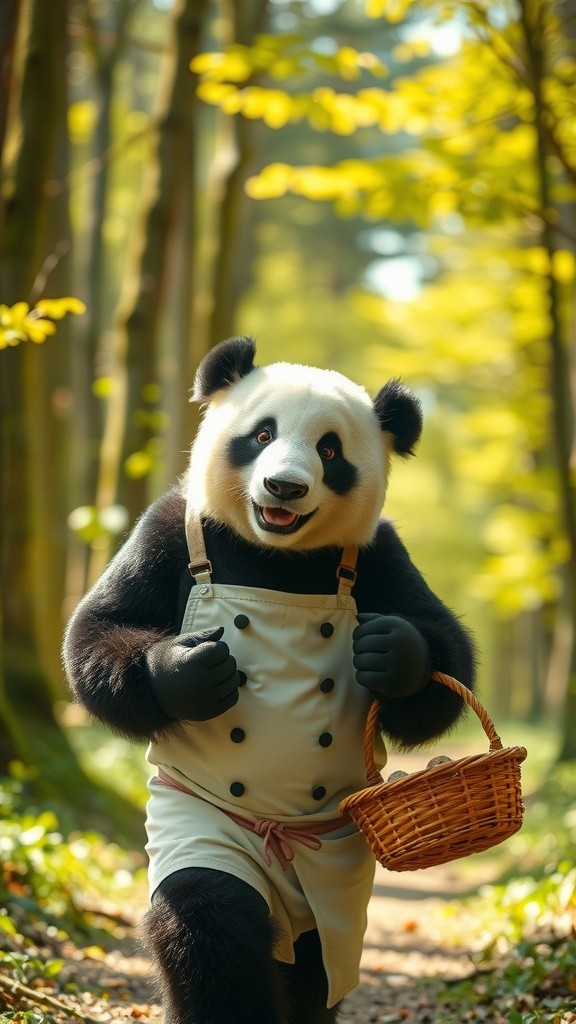 Panda Chef di Pasar
