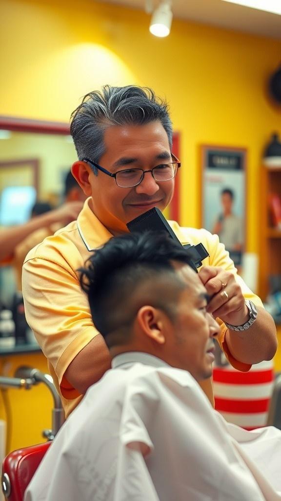 Tukang Cukur dan Kutu Rambut