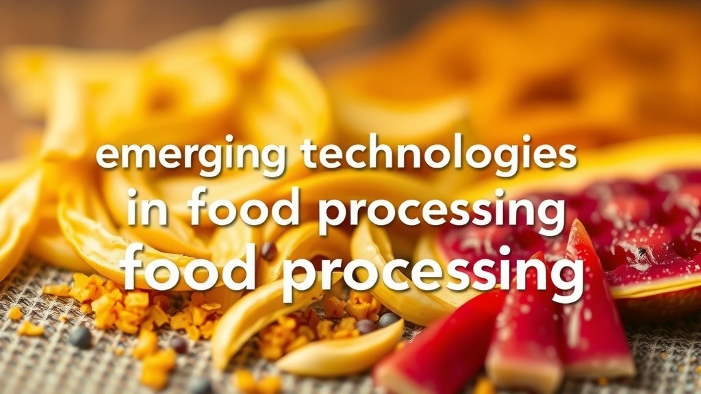 Innovations in Food Processing Technology