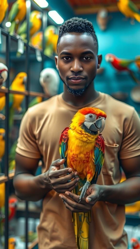 Burung Beo yang Pintar dan Lupa Makan