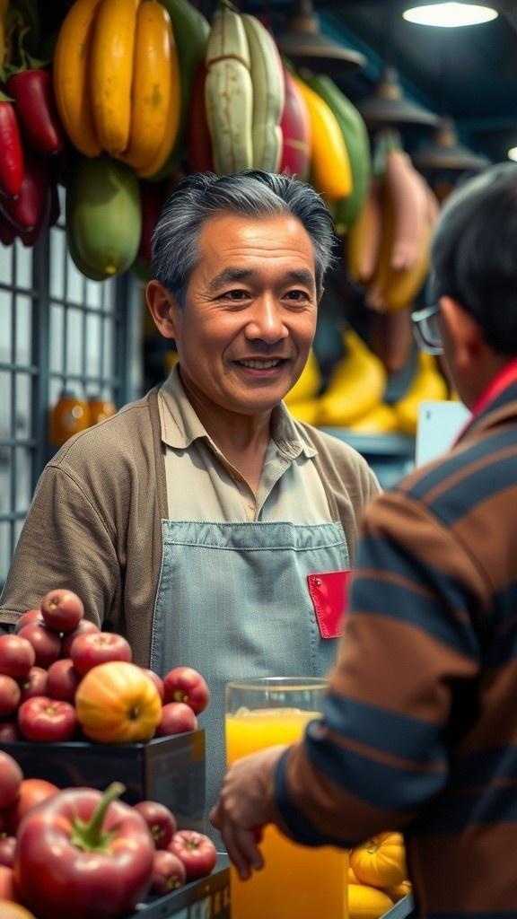 Jus Manis: Jenaka Penjual dan Pelanggan