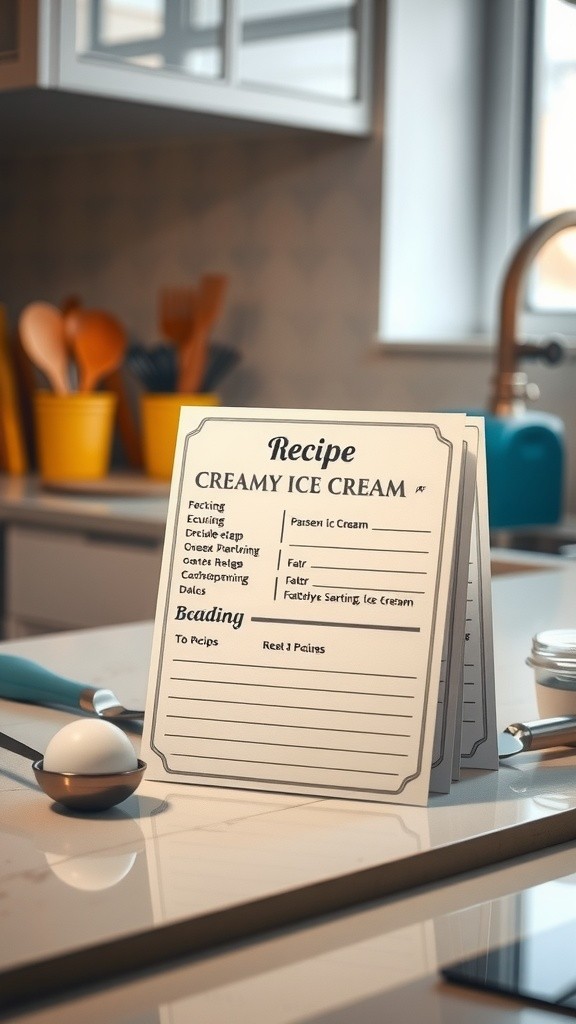 Delicious Creamy Ice Cream Recipe!