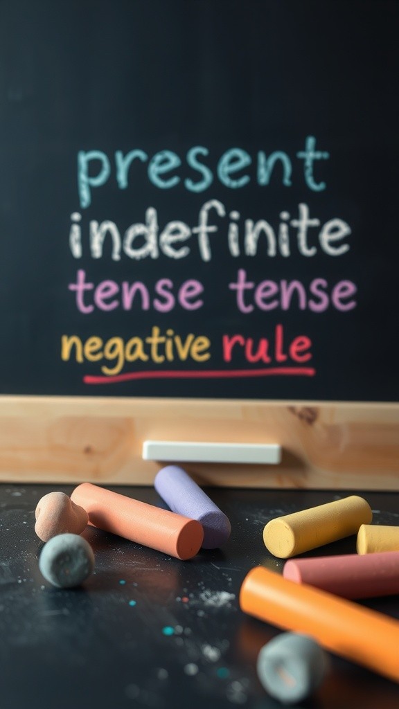Understanding Present Indefinite Tense Negative Structure