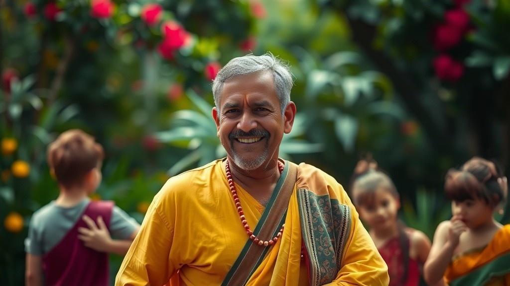 The Kindness of Raja and His Beautiful Garden