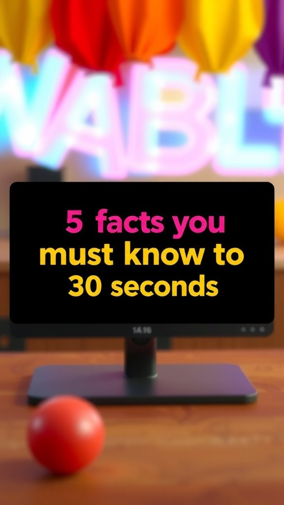 5 Fakta Menarik Dalam 30 Detik!