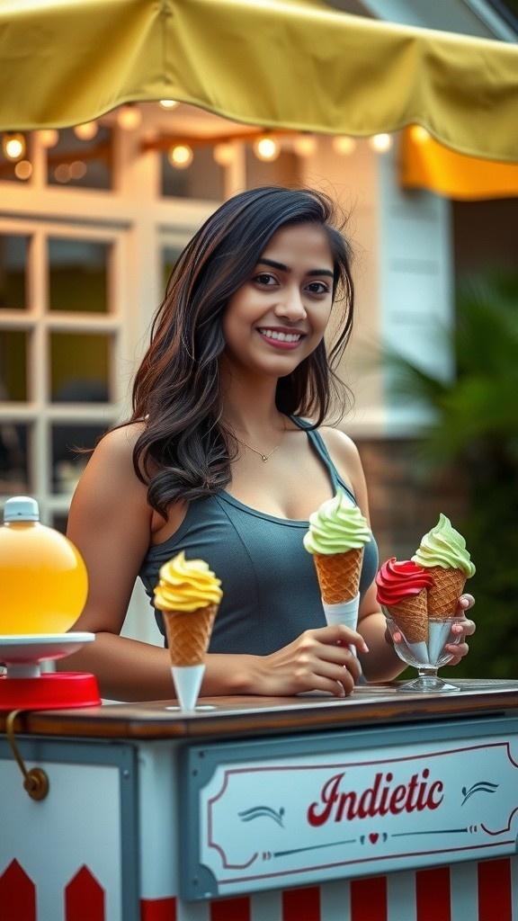 Es Krim Unik Rina: Dari Sambal hingga Sayur Bayam!