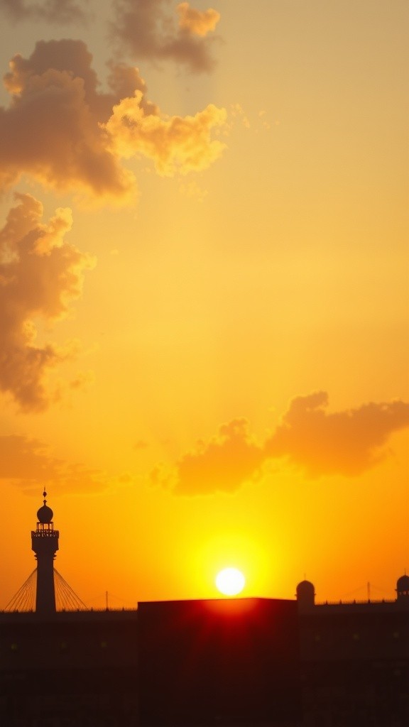 Golden Reflections in Madinah