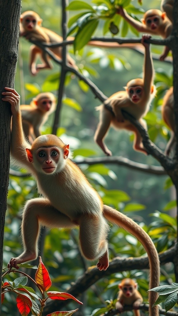 बंदरों की रोचक बातें और उनके व्यवहार