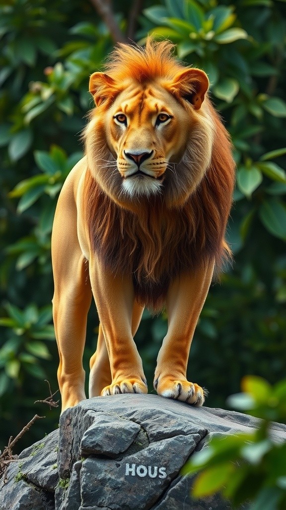 The King of the Jungle: The Brave Lion