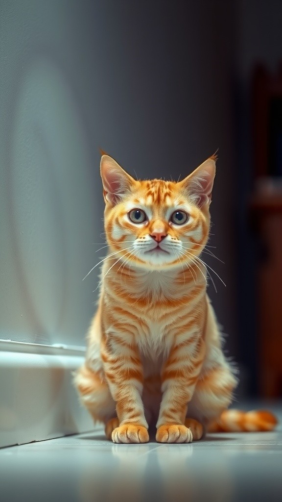 Kucing Tono Menonton 'Catflix'