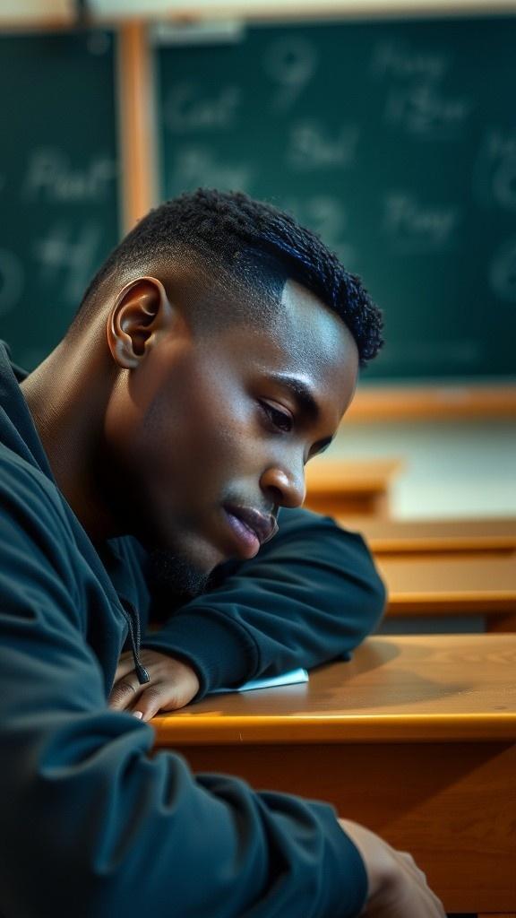 Budi dan Alasan Uniknya Tidur di Kelas
