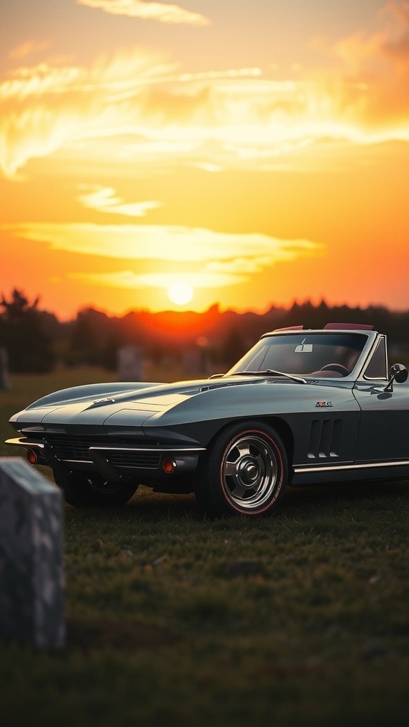 The Man Buried in His Beloved Corvette