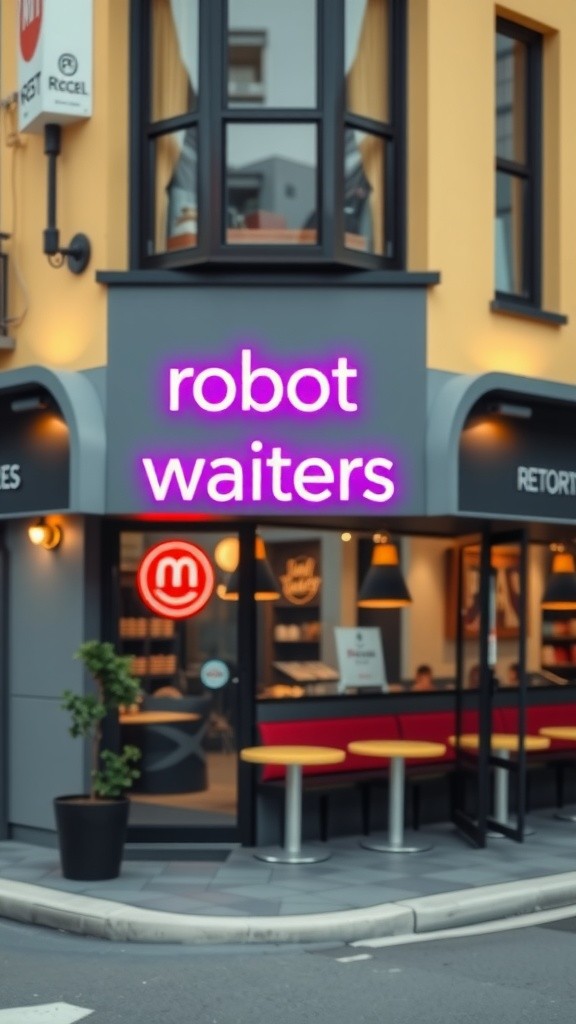 Robot Pelayan dengan Humor Unik