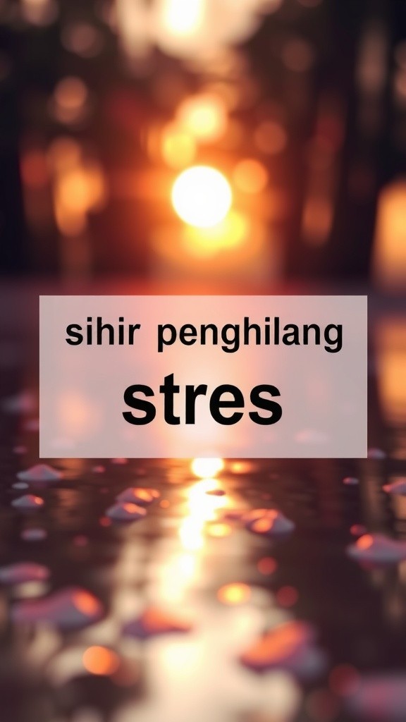 Sihir Penghilang Stres: Solusi Tak Terduga