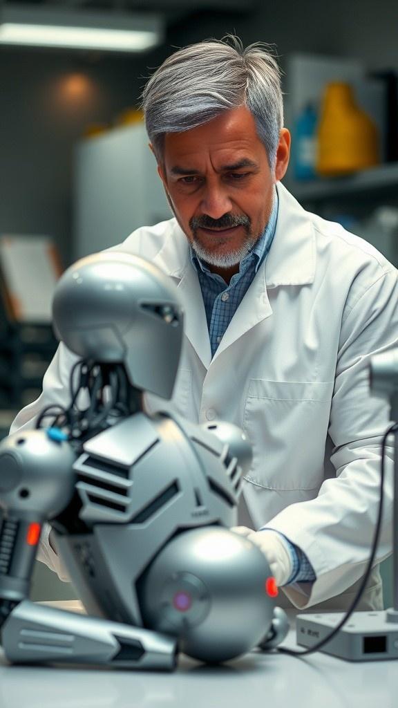 Robot Pembantu dan Manusiawi di Laboratorium