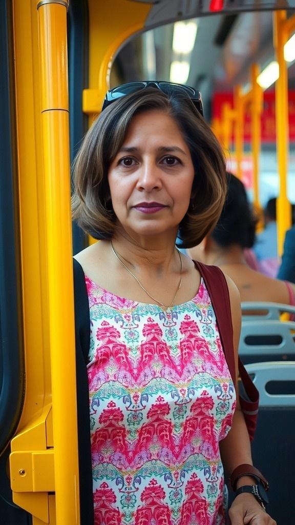 Nenek Kuat di Bus