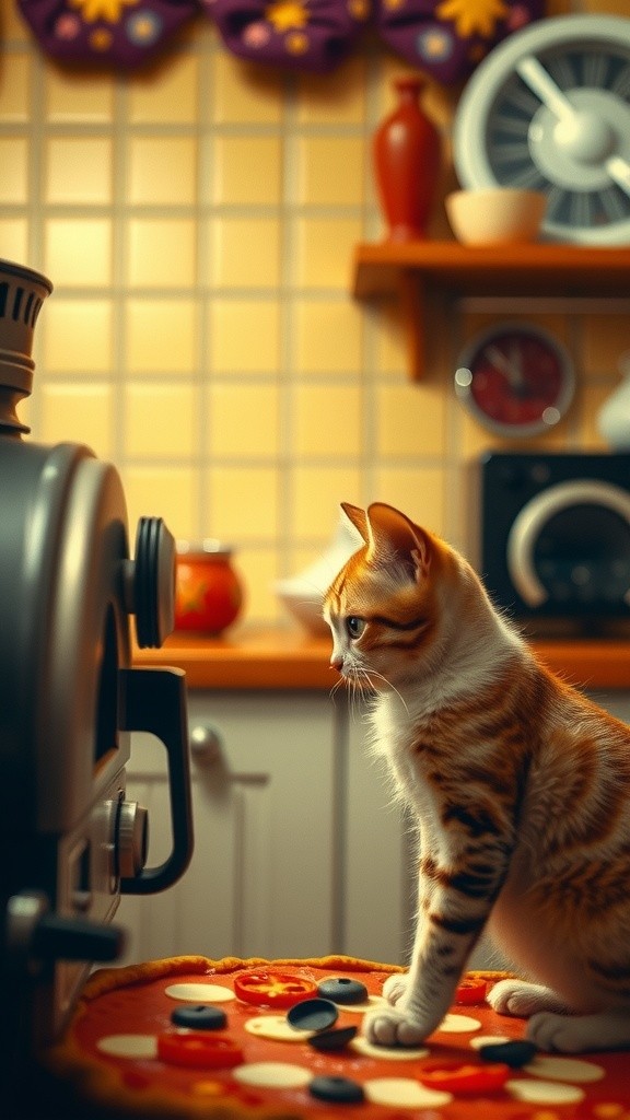 Billu's Pizza Adventures: A Cat's Culinary Chaos