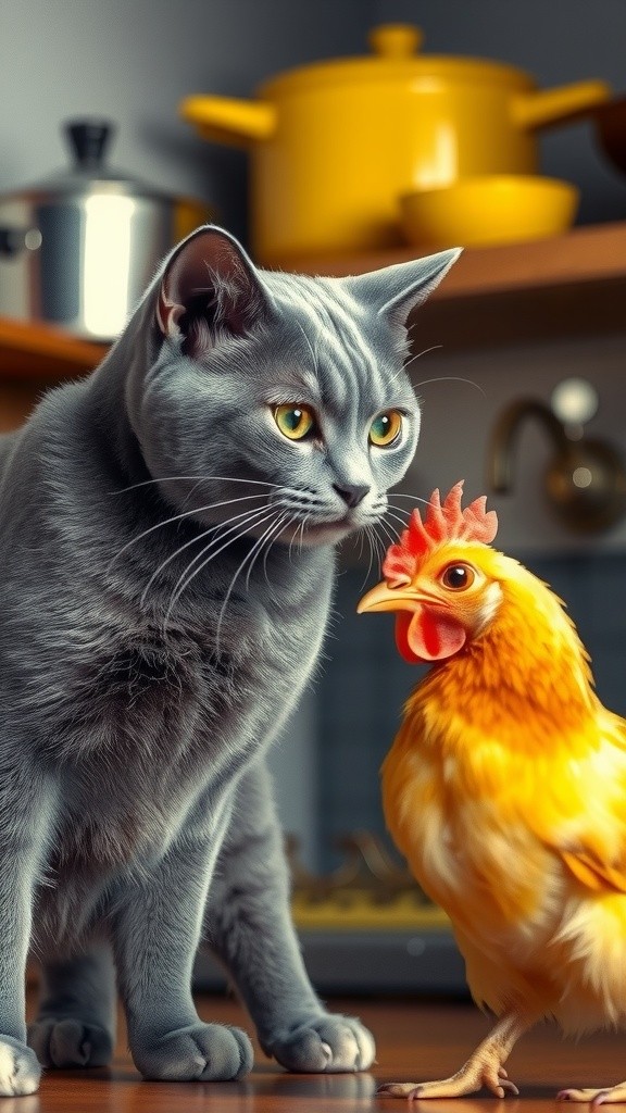 Kucing Masak Ayam: Proses Lucu dan Unik!