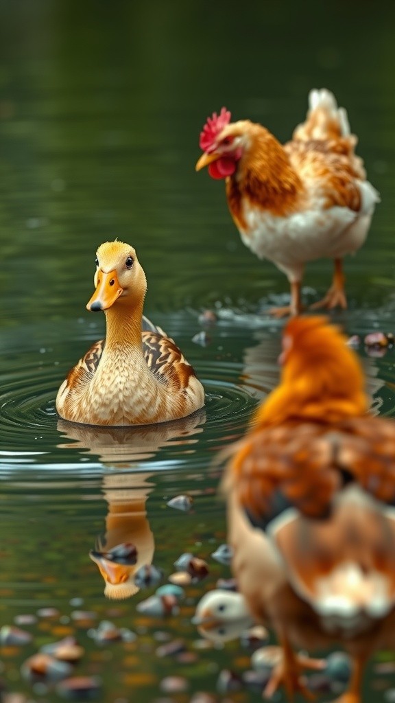 Kisah Lucu Bebek dan Ayam