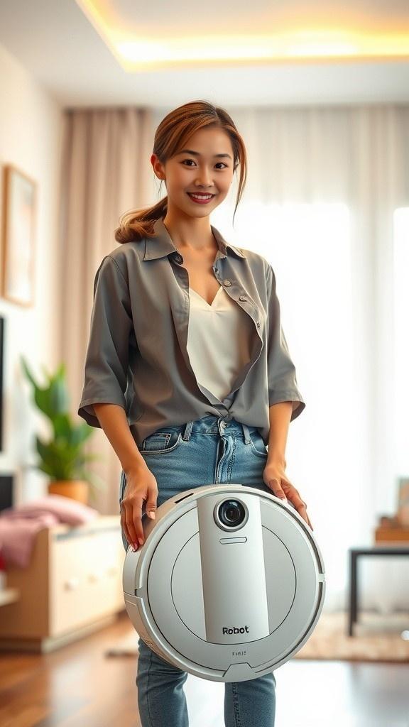 Robot Pembersih yang Minder