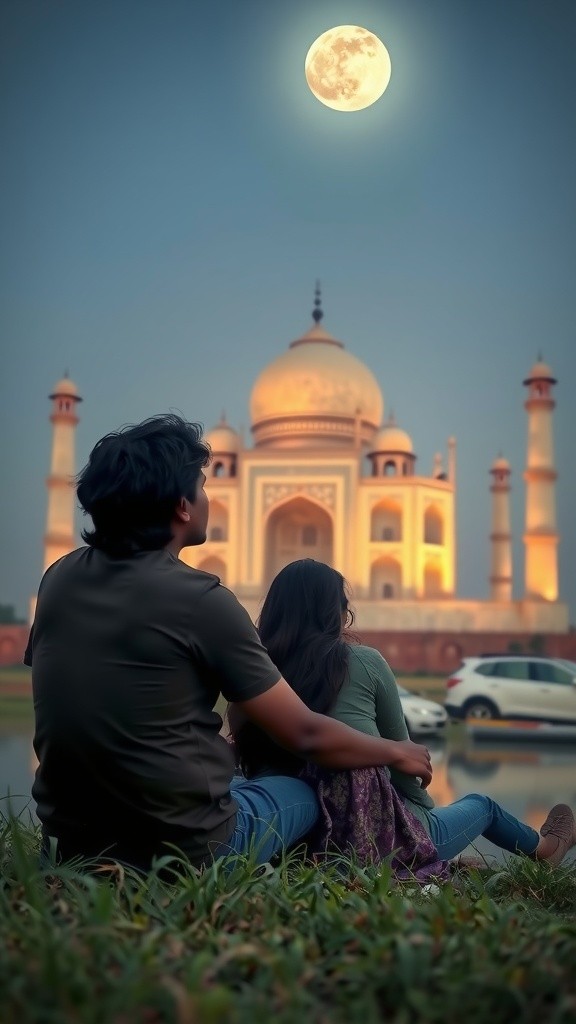 ताज महल की रात