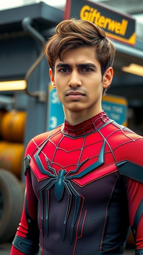 Spider-Man's Tire Repair Gone Wrong!