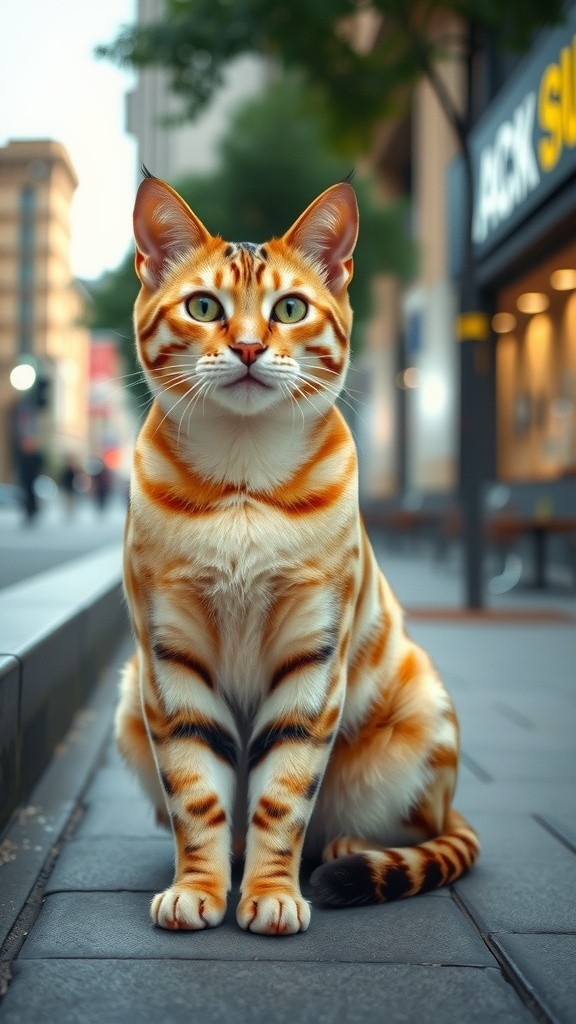 Kucing Loreng yang Pemberani