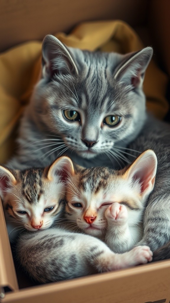 Petualangan Luna dan Anak Kucingnya: Dari Bayi hingga Mandiri